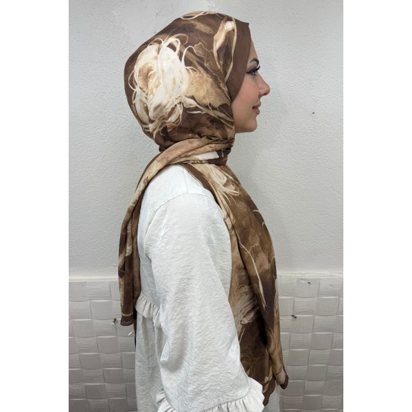 Desenli Bambu Şal 036K